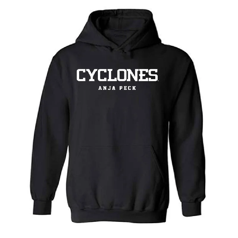 Iowa State - NCAA Women's Swimming & Diving : Anja Peck - Classic Fashion Shersey Hooded Sweatshirt Hoodie with Cuffed Sleeves Snug Secure Iowa State - NCAA Women's Swimming & Diving : Anja Peck - Classic Fashion Shersey Hooded Sweatshirt Hoodie with Cuffed Sleeves Snug Secure