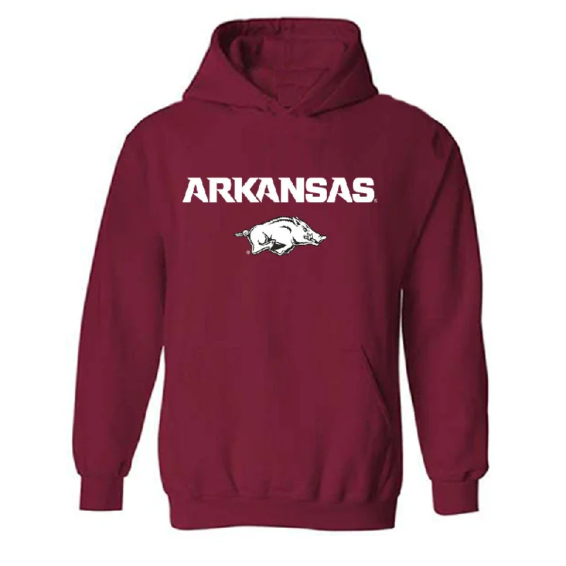 Arkansas - NCAA Women's Swimming & Diving : Kanah Pumphrey - Classic Shersey Hooded Sweatshirt Hoodie with Rolled Sleeves Casual Relaxed Arkansas - NCAA Women's Swimming & Diving : Kanah Pumphrey - Classic Shersey Hooded Sweatshirt Hoodie with Rolled Sleeves Casual Relaxed