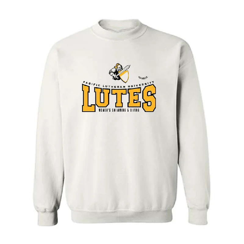 PLU - NCAA Women's Swimming & Diving : Anna Haneda - Classic Fashion Shersey Crewneck Sweatshirt Hoodie with Hem Contrast Bold Stylish PLU - NCAA Women's Swimming & Diving : Anna Haneda - Classic Fashion Shersey Crewneck Sweatshirt Hoodie with Hem Contrast Bold Stylish