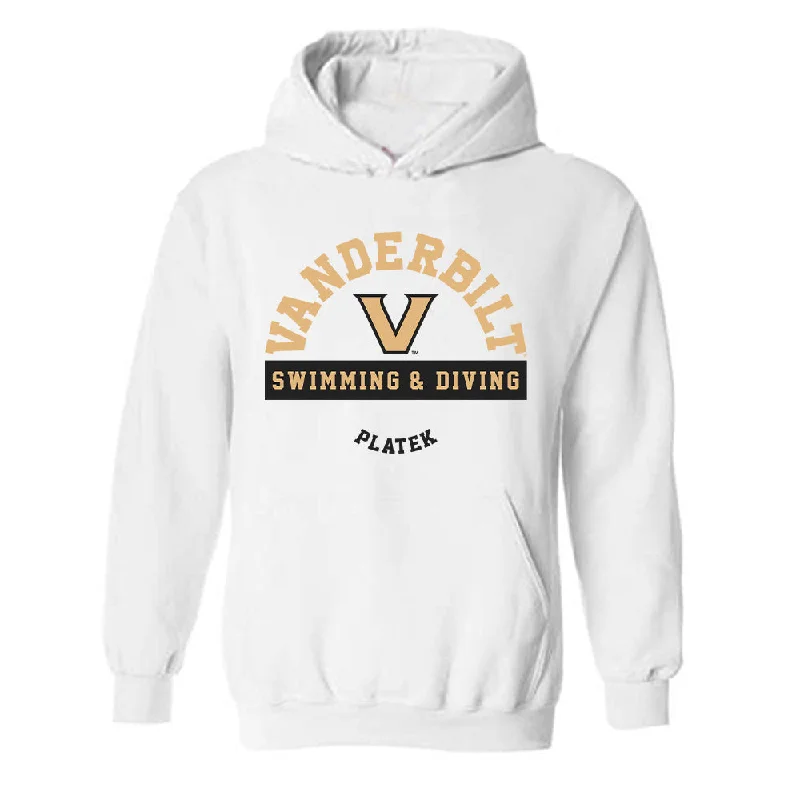 Vanderbilt - NCAA Women's Swimming & Diving : Ella Platek - Classic Fashion Shersey Hooded Sweatshirt Hoodie with Neon Bright Vibrant Vanderbilt - NCAA Women's Swimming & Diving : Ella Platek - Classic Fashion Shersey Hooded Sweatshirt Hoodie with Neon Bright Vibrant
