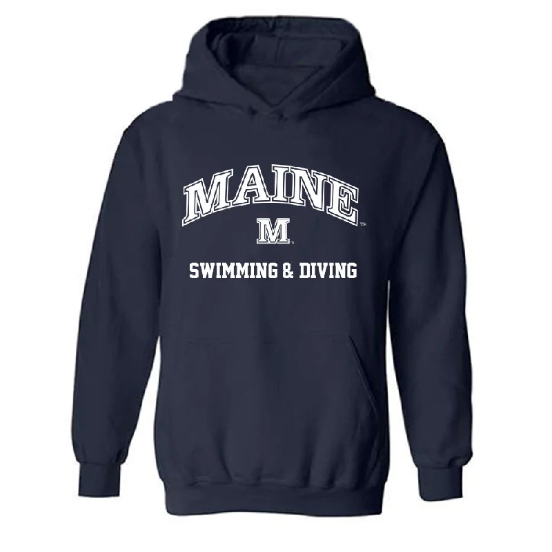 Maine - NCAA Women's Swimming & Diving : Amelia Habgood - Classic Shersey Hooded Sweatshirt Hoodie with Color Block Contrast Stylish Maine - NCAA Women's Swimming & Diving : Amelia Habgood - Classic Shersey Hooded Sweatshirt Hoodie with Color Block Contrast Stylish