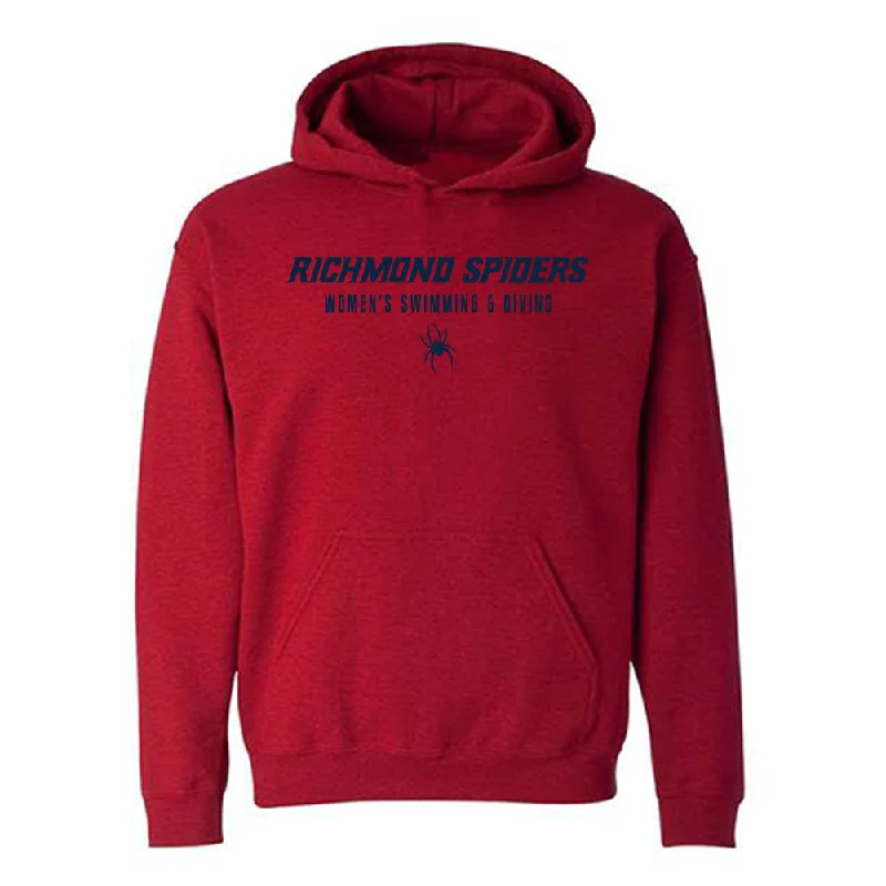 Richmond - NCAA Women's Swimming & Diving : Hannah Wieczorek - Hooded Sweatshirt Hoodie with Hem Lace Feminine Delicate Richmond - NCAA Women's Swimming & Diving : Hannah Wieczorek - Hooded Sweatshirt Hoodie with Hem Lace Feminine Delicate