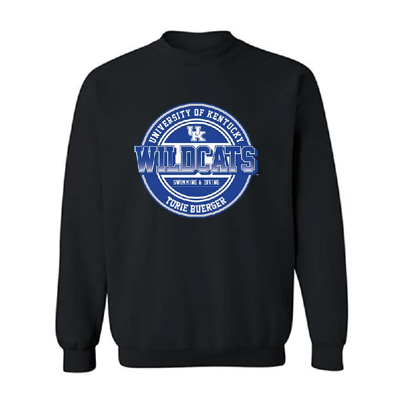 Kentucky - NCAA Women's Swimming & Diving : Torie Buerger - Classic Fashion Shersey Crewneck Sweatshirt Hoodie with Lace Feminine Delicate Kentucky - NCAA Women's Swimming & Diving : Torie Buerger - Classic Fashion Shersey Crewneck Sweatshirt Hoodie with Lace Feminine Delicate