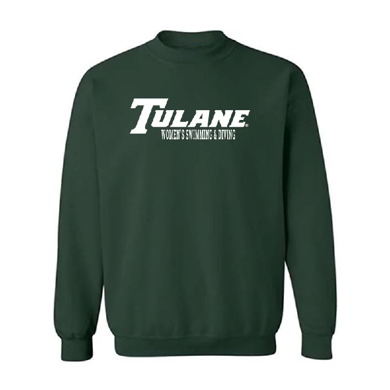 Tulane - NCAA Women's Swimming & Diving : Ece Tanriverdi - Crewneck Sweatshirt Hoodie with Drawstring Waist Adjustable Fitted Tulane - NCAA Women's Swimming & Diving : Ece Tanriverdi - Crewneck Sweatshirt Hoodie with Drawstring Waist Adjustable Fitted