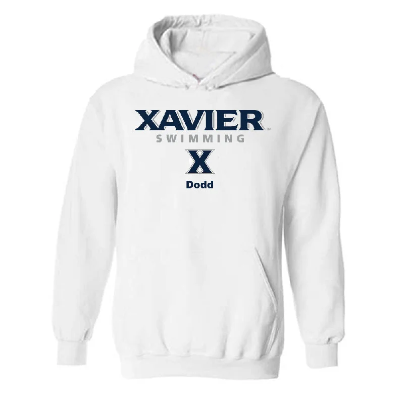 Xavier - NCAA Women's Swimming & Diving : Karlie Dodd - Classic Shersey Hooded Sweatshirt Hoodie Crop Top Short Trendy Xavier - NCAA Women's Swimming & Diving : Karlie Dodd - Classic Shersey Hooded Sweatshirt Hoodie Crop Top Short Trendy