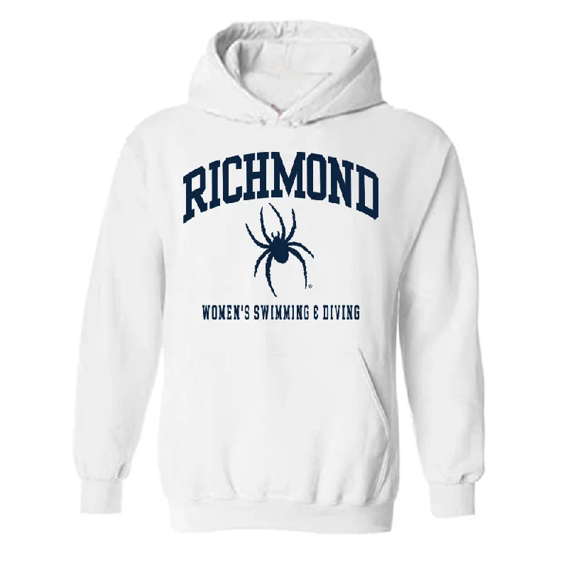 Richmond - NCAA Women's Swimming & Diving : Hannah Wieczorek - Hooded Sweatshirt Hoodie with Hem Drawcord Adjustable Customizable Richmond - NCAA Women's Swimming & Diving : Hannah Wieczorek - Hooded Sweatshirt Hoodie with Hem Drawcord Adjustable Customizable