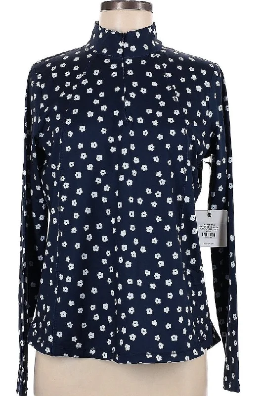 New Belyn Key Glacier Long Sleeve Floral Toss Print Pullover Size M MSP$136 Gathered Sleeve Pullover New Belyn Key Glacier Long Sleeve Floral Toss Print Pullover Size M MSP$136 Gathered Sleeve Pullover