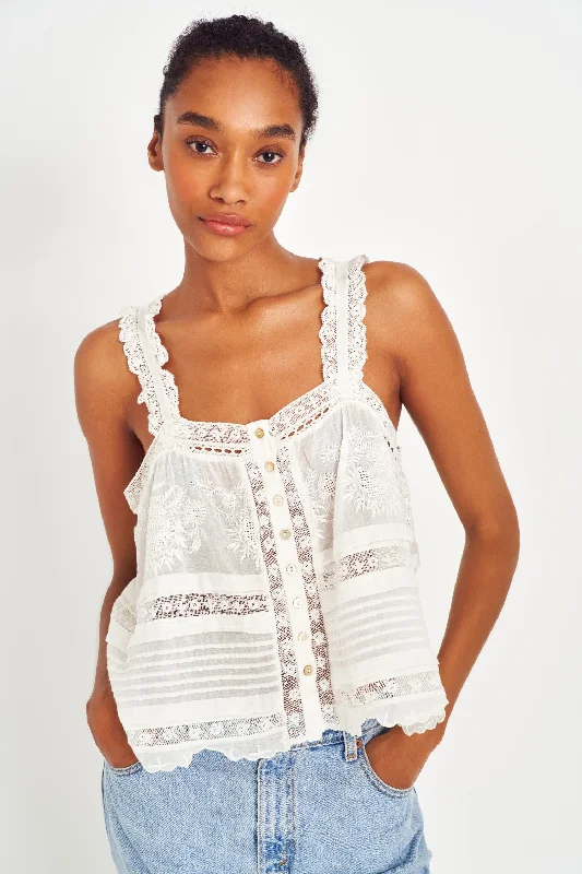 Sully Heritage Tank Top cutout tank top
