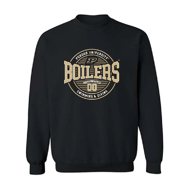 Purdue - NCAA Women's Swimming & Diving : Abby Marcukaitis - Classic Fashion Shersey Crewneck Sweatshirt Hoodie with Rhinestones Sparkly Elegant Purdue - NCAA Women's Swimming & Diving : Abby Marcukaitis - Classic Fashion Shersey Crewneck Sweatshirt Hoodie with Rhinestones Sparkly Elegant