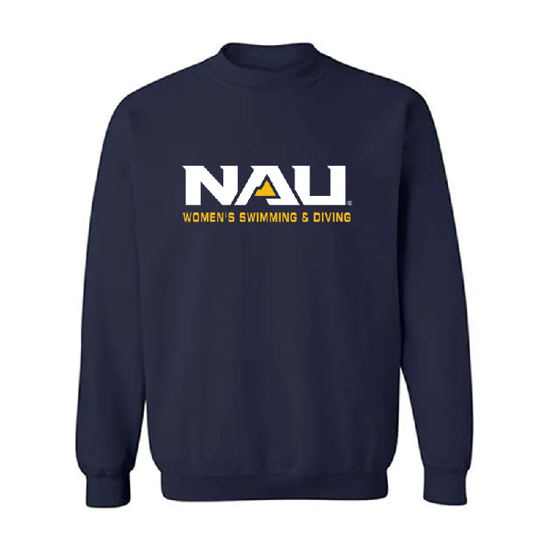 Northern Arizona - NCAA Women's Swimming & Diving : Bena Koehn - Classic Shersey Crewneck Sweatshirt Hoodie with Pastel Soft Subtle Northern Arizona - NCAA Women's Swimming & Diving : Bena Koehn - Classic Shersey Crewneck Sweatshirt Hoodie with Pastel Soft Subtle
