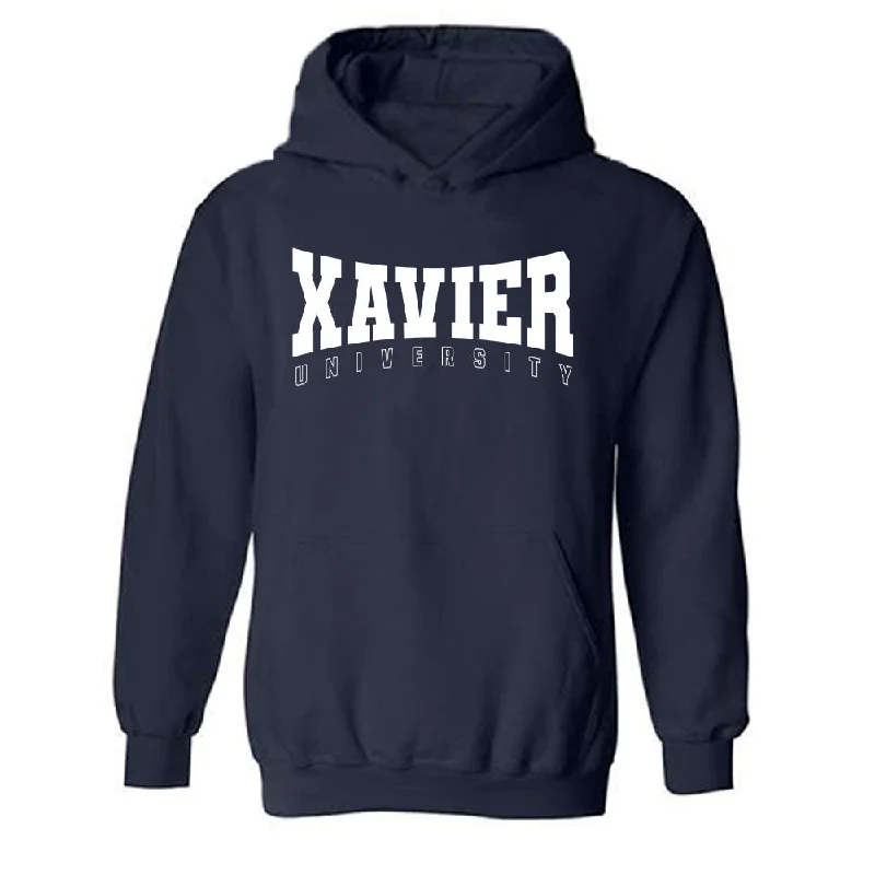 Xavier - NCAA Women's Swimming & Diving : Karlie Dodd - Generic Shersey Hooded Sweatshirt Cotton Hoodie Fleece Lining Warmth Xavier - NCAA Women's Swimming & Diving : Karlie Dodd - Generic Shersey Hooded Sweatshirt Cotton Hoodie Fleece Lining Warmth