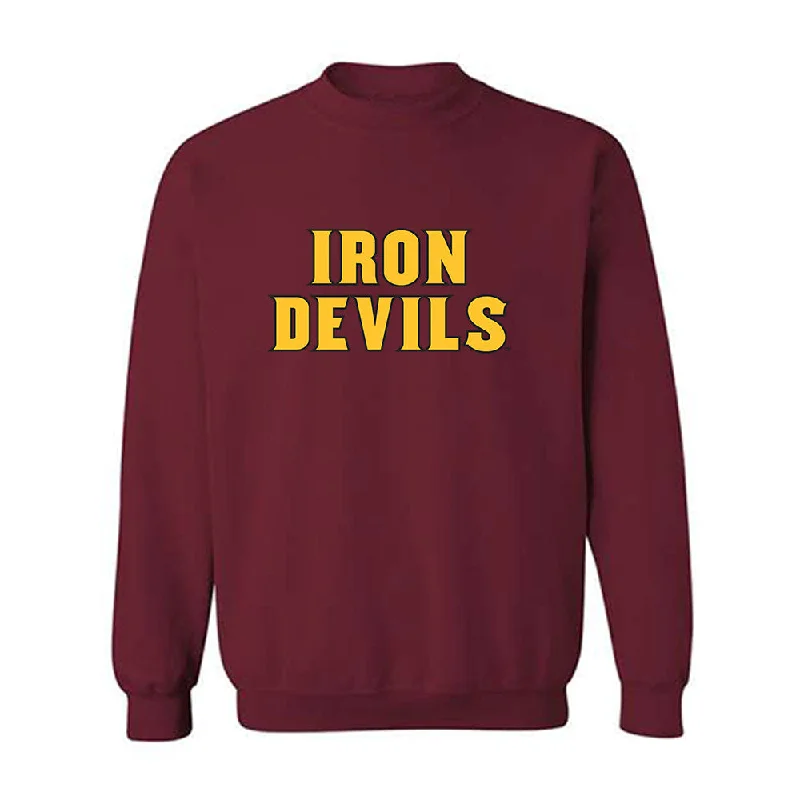 Arizona State - NCAA Women's Swimming & Diving : Amayah Wiley - Replica Shersey Crewneck Sweatshirt Hoodie with Ribbed Neckline Snug Warm Arizona State - NCAA Women's Swimming & Diving : Amayah Wiley - Replica Shersey Crewneck Sweatshirt Hoodie with Ribbed Neckline Snug Warm
