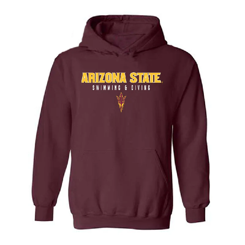 Arizona State - NCAA Women's Swimming & Diving : Zoe Summar - Classic Shersey Hooded Sweatshirt Hoodie Jacket Zipper Layering Arizona State - NCAA Women's Swimming & Diving : Zoe Summar - Classic Shersey Hooded Sweatshirt Hoodie Jacket Zipper Layering