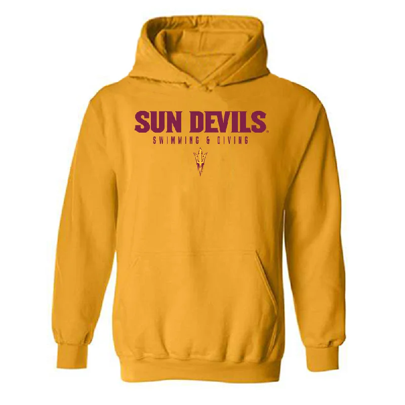 Arizona State - NCAA Women's Swimming & Diving : Amayah Wiley - Classic Shersey Hooded Sweatshirt Hoodie with High Neck Warm Protective Arizona State - NCAA Women's Swimming & Diving : Amayah Wiley - Classic Shersey Hooded Sweatshirt Hoodie with High Neck Warm Protective