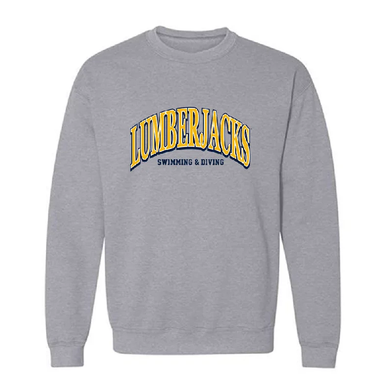 Northern Arizona - NCAA Women's Swimming & Diving : Bena Koehn - Classic Shersey Crewneck Sweatshirt Hoodie with Mesh Breathable Sporty Northern Arizona - NCAA Women's Swimming & Diving : Bena Koehn - Classic Shersey Crewneck Sweatshirt Hoodie with Mesh Breathable Sporty