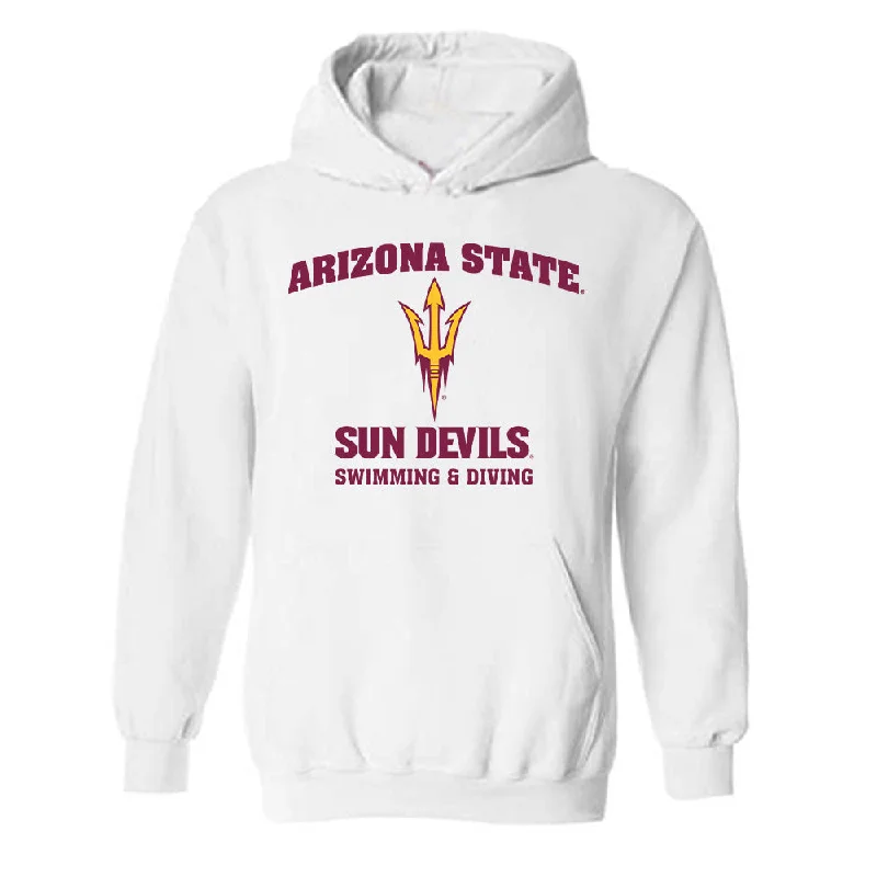 Arizona State - NCAA Women's Swimming & Diving : Zoe Summar - Sports Shersey Hooded Sweatshirt Hoodie with Pocket Utility Practical Arizona State - NCAA Women's Swimming & Diving : Zoe Summar - Sports Shersey Hooded Sweatshirt Hoodie with Pocket Utility Practical
