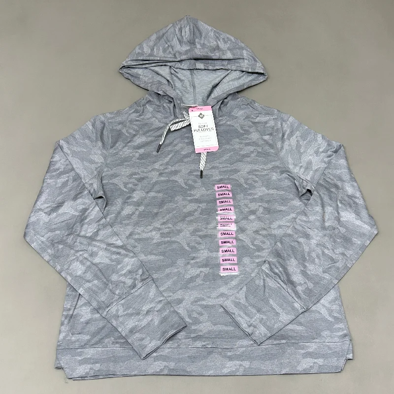 MEMBERS MARK Favorite Soft Pullover Light Grey Camo Size Small (New) Peter Pan Collar MEMBERS MARK Favorite Soft Pullover Light Grey Camo Size Small (New) Peter Pan Collar