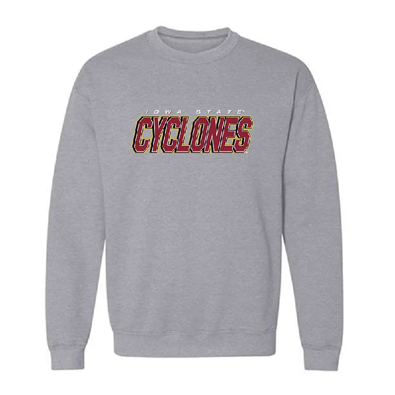 Iowa State - NCAA Women's Swimming & Diving : Anja Peck - Classic Shersey Crewneck Sweatshirt Hoodie with Raglan Sleeves Sporty Comfortable Iowa State - NCAA Women's Swimming & Diving : Anja Peck - Classic Shersey Crewneck Sweatshirt Hoodie with Raglan Sleeves Sporty Comfortable