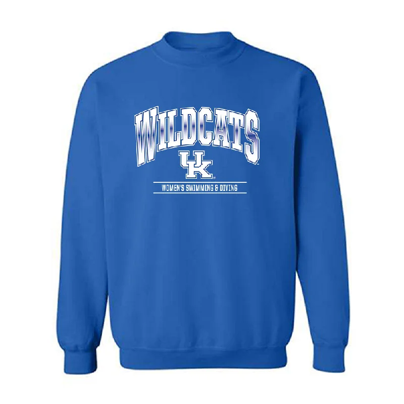 Kentucky - NCAA Women's Swimming & Diving : Torie Buerger - Classic Shersey Crewneck Sweatshirt Hoodie with Emblem Brand Identity Kentucky - NCAA Women's Swimming & Diving : Torie Buerger - Classic Shersey Crewneck Sweatshirt Hoodie with Emblem Brand Identity