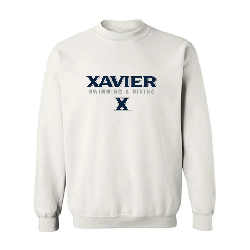 Xavier - NCAA Women's Swimming & Diving : Karlie Dodd - Classic Shersey Crewneck Sweatshirt Hoodie Dress Longline Feminine Xavier - NCAA Women's Swimming & Diving : Karlie Dodd - Classic Shersey Crewneck Sweatshirt Hoodie Dress Longline Feminine