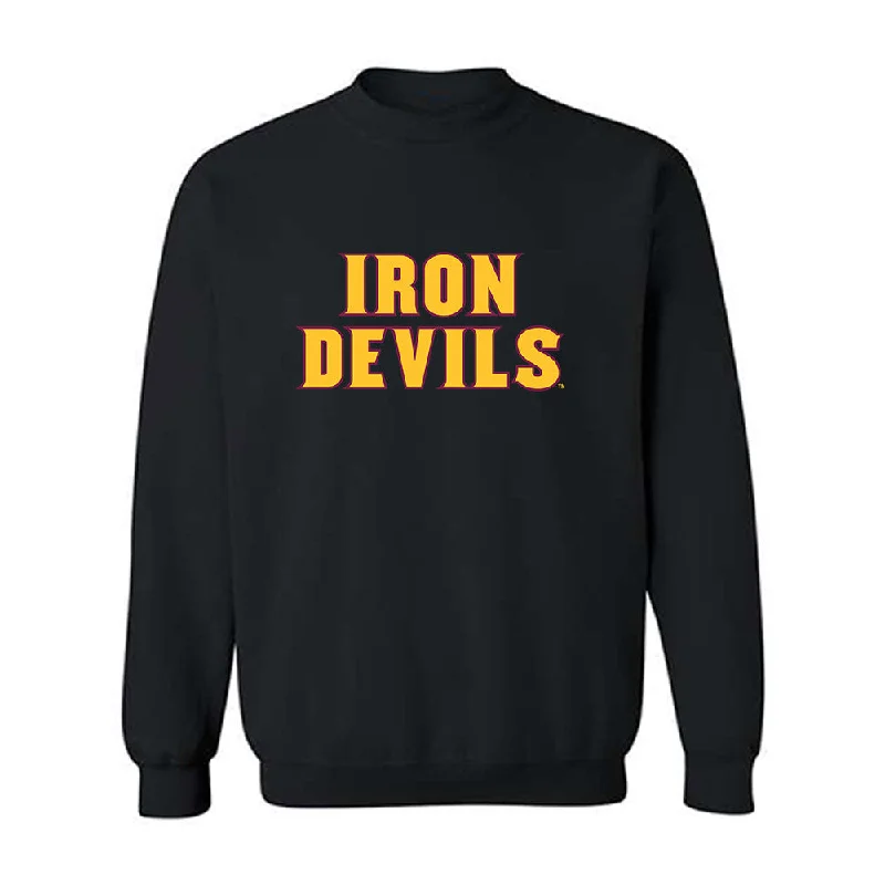 Arizona State - NCAA Women's Swimming & Diving : Amayah Wiley - Replica Shersey Crewneck Sweatshirt Hoodie with Slim Fit Tailored Modern Arizona State - NCAA Women's Swimming & Diving : Amayah Wiley - Replica Shersey Crewneck Sweatshirt Hoodie with Slim Fit Tailored Modern