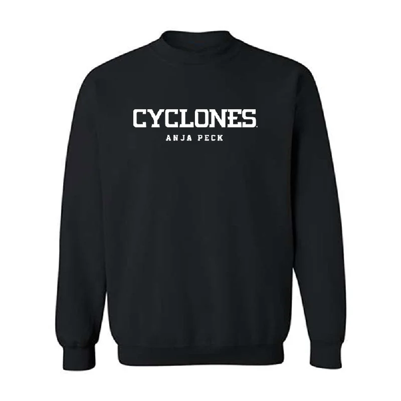 Iowa State - NCAA Women's Swimming & Diving : Anja Peck - Classic Fashion Shersey Crewneck Sweatshirt Hoodie with Puffed Sleeves Voluminous Trendy Iowa State - NCAA Women's Swimming & Diving : Anja Peck - Classic Fashion Shersey Crewneck Sweatshirt Hoodie with Puffed Sleeves Voluminous Trendy