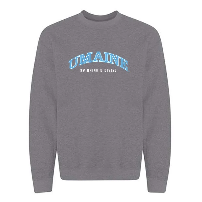Maine - NCAA Women's Swimming & Diving : Amelia Habgood - Classic Fashion Shersey Crewneck Sweatshirt Hoodie with Applique Textured Unique Maine - NCAA Women's Swimming & Diving : Amelia Habgood - Classic Fashion Shersey Crewneck Sweatshirt Hoodie with Applique Textured Unique
