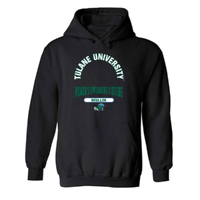 Tulane - NCAA Women's Swimming & Diving : Sydney Mullin - Classic Fashion Shersey Hooded Sweatshirt Hoodie with Hidden Zipper Minimalist Clean Tulane - NCAA Women's Swimming & Diving : Sydney Mullin - Classic Fashion Shersey Hooded Sweatshirt Hoodie with Hidden Zipper Minimalist Clean
