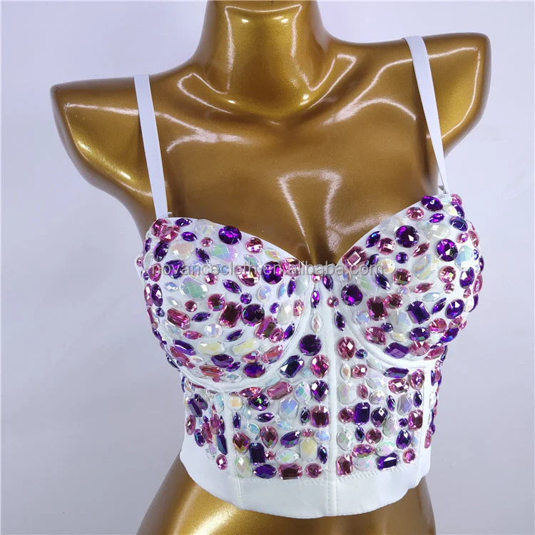 NOVANCE new product 2022 popular Purple treasure color sexy sling fishbone ladies wear women's tank tops for stage wear vibrant tank top NOVANCE new product 2022 popular Purple treasure color sexy sling fishbone ladies wear women's tank tops for stage wear vibrant tank top