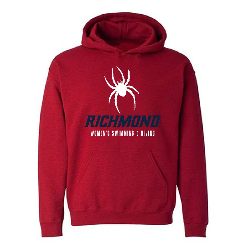 Richmond - NCAA Women's Swimming & Diving : Hannah Wieczorek - Hooded Sweatshirt Hoodie with Hem Raw Edge Edgy Unfinished Richmond - NCAA Women's Swimming & Diving : Hannah Wieczorek - Hooded Sweatshirt Hoodie with Hem Raw Edge Edgy Unfinished