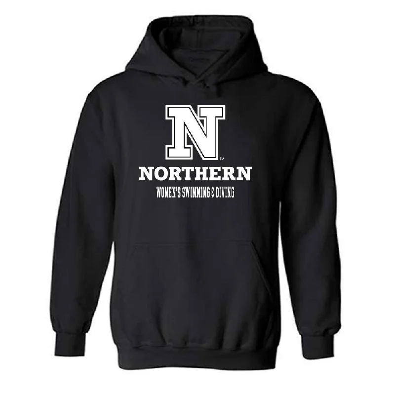 NSU - NCAA Women's Swimming & Diving : Lilly Grebner - Classic Shersey Hooded Sweatshirt Hoodie with V-Neck Classic Versatile NSU - NCAA Women's Swimming & Diving : Lilly Grebner - Classic Shersey Hooded Sweatshirt Hoodie with V-Neck Classic Versatile