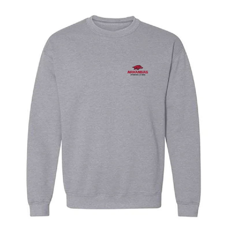 Arkansas - NCAA Women's Swimming & Diving : Kanah Pumphrey - Crewneck Sweatshirt Hoodie with Monochrome Minimalist Simple Arkansas - NCAA Women's Swimming & Diving : Kanah Pumphrey - Crewneck Sweatshirt Hoodie with Monochrome Minimalist Simple