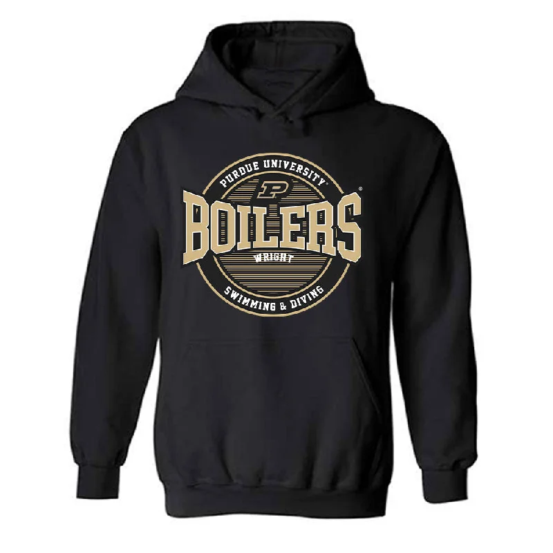 Purdue - NCAA Women's Swimming & Diving : Daryn Wright - Classic Fashion Shersey Hooded Sweatshirt Hoodie Sweatshirt Pullover Purdue - NCAA Women's Swimming & Diving : Daryn Wright - Classic Fashion Shersey Hooded Sweatshirt Hoodie Sweatshirt Pullover