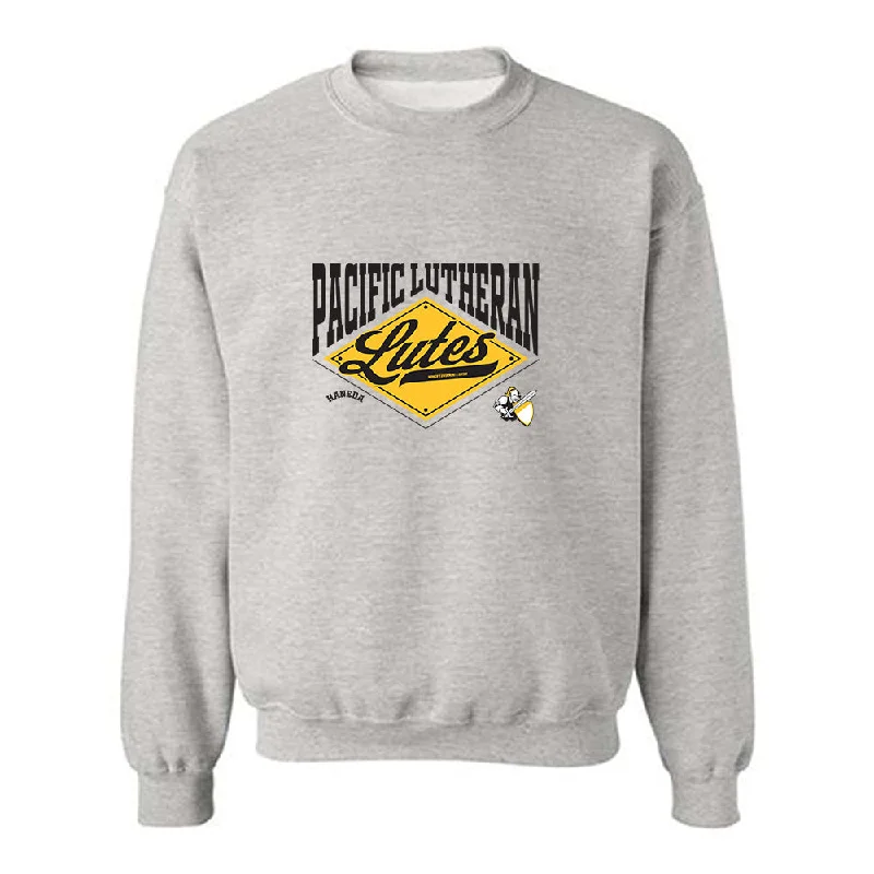 PLU - NCAA Women's Swimming & Diving : Anna Haneda - Classic Fashion Shersey Crewneck Sweatshirt Hoodie with Slit Hem Functional Movement PLU - NCAA Women's Swimming & Diving : Anna Haneda - Classic Fashion Shersey Crewneck Sweatshirt Hoodie with Slit Hem Functional Movement