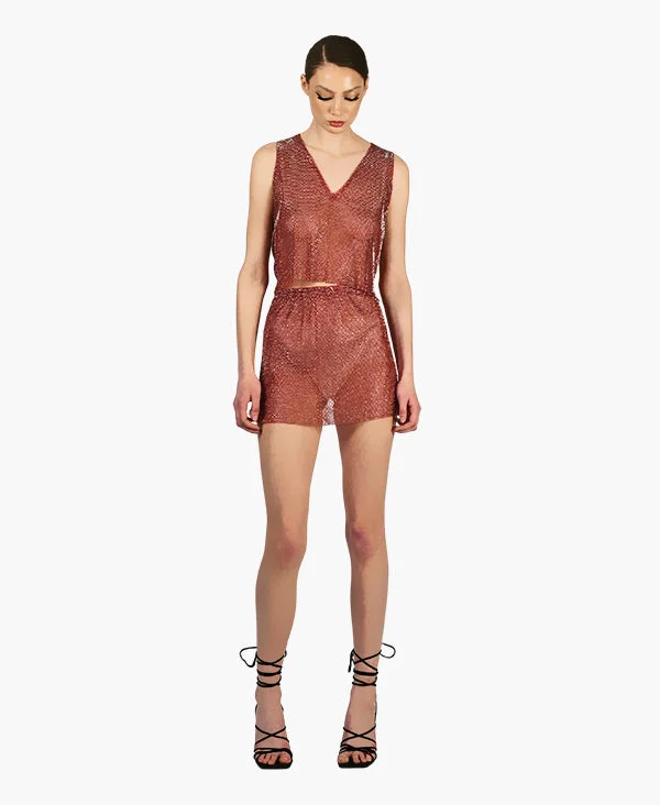 Sunrise V Tank lace back tank