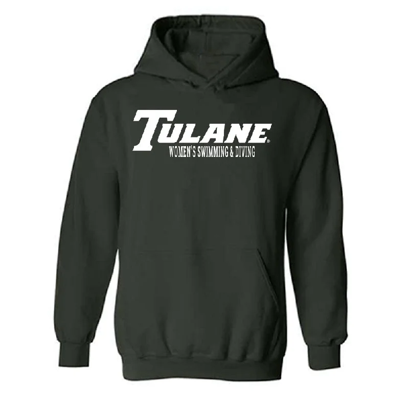 Tulane - NCAA Women's Swimming & Diving : Ece Tanriverdi - Hooded Sweatshirt Hoodie with High-Low Hem Asymmetrical Trendy Tulane - NCAA Women's Swimming & Diving : Ece Tanriverdi - Hooded Sweatshirt Hoodie with High-Low Hem Asymmetrical Trendy