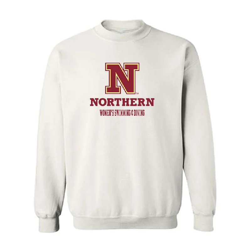 NSU - NCAA Women's Swimming & Diving : Lilly Grebner - Crewneck Sweatshirt Hoodie with High Neck Warm Protective NSU - NCAA Women's Swimming & Diving : Lilly Grebner - Crewneck Sweatshirt Hoodie with High Neck Warm Protective
