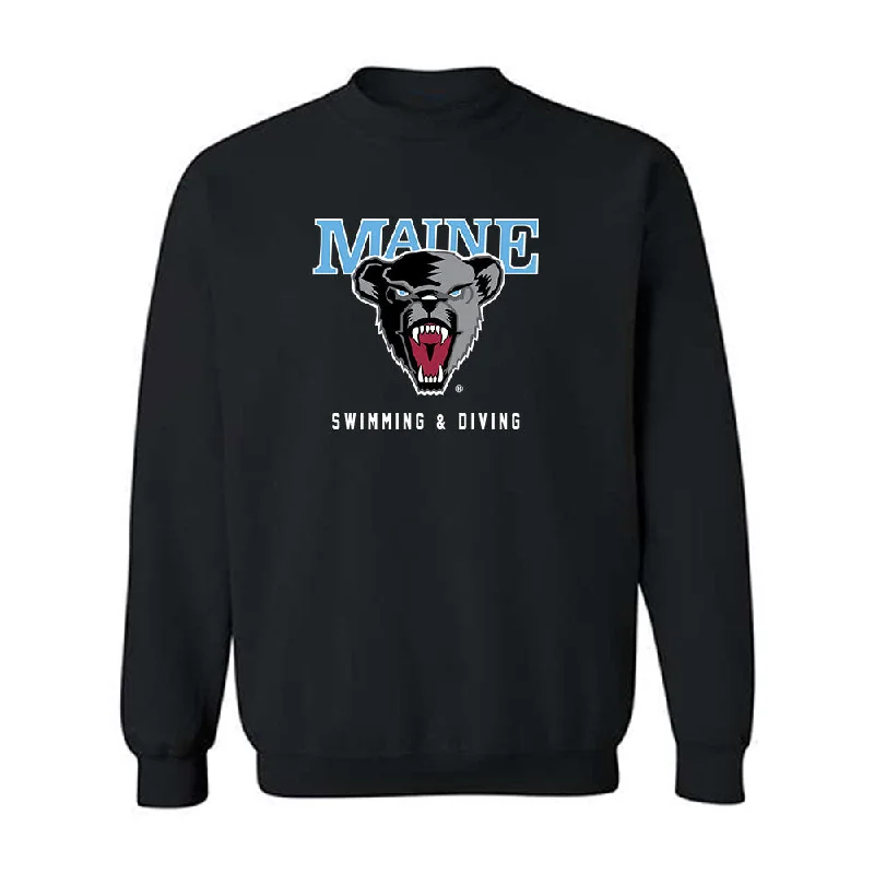Maine - NCAA Women's Swimming & Diving : Amelia Habgood - Classic Fashion Shersey Crewneck Sweatshirt Hoodie with Fur Luxurious Winter Maine - NCAA Women's Swimming & Diving : Amelia Habgood - Classic Fashion Shersey Crewneck Sweatshirt Hoodie with Fur Luxurious Winter
