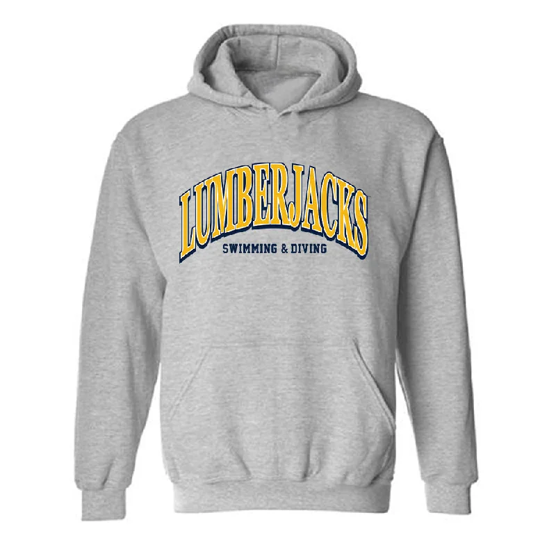 Northern Arizona - NCAA Women's Swimming & Diving : Bena Koehn - Classic Shersey Hooded Sweatshirt Hoodie with Neon Bright Vibrant Northern Arizona - NCAA Women's Swimming & Diving : Bena Koehn - Classic Shersey Hooded Sweatshirt Hoodie with Neon Bright Vibrant