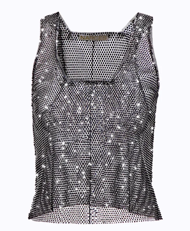 Midnight Crystal Tank boho tank top