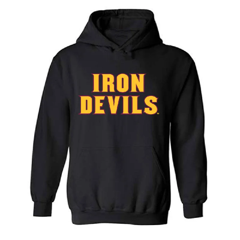 Arizona State - NCAA Women's Swimming & Diving : Zoe Summar - Replica Shersey Hooded Sweatshirt Hoodie with Hem Applique Textured Unique Arizona State - NCAA Women's Swimming & Diving : Zoe Summar - Replica Shersey Hooded Sweatshirt Hoodie with Hem Applique Textured Unique