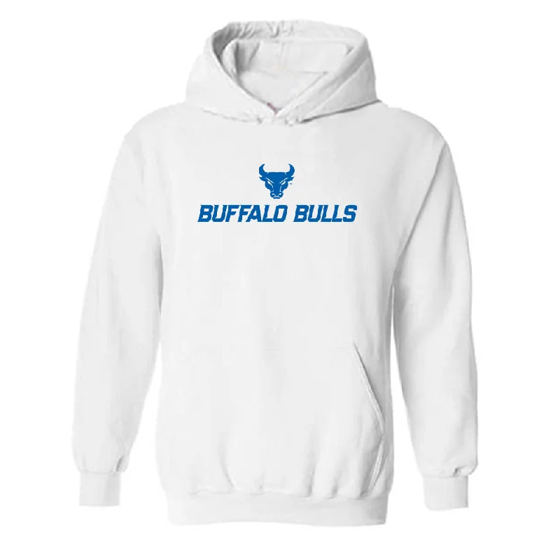 Buffalo - NCAA Women's Swimming & Diving : Alex Ericson - Hooded Sweatshirt Hoodie with Hem Elastic Stretchable Comfortable Buffalo - NCAA Women's Swimming & Diving : Alex Ericson - Hooded Sweatshirt Hoodie with Hem Elastic Stretchable Comfortable