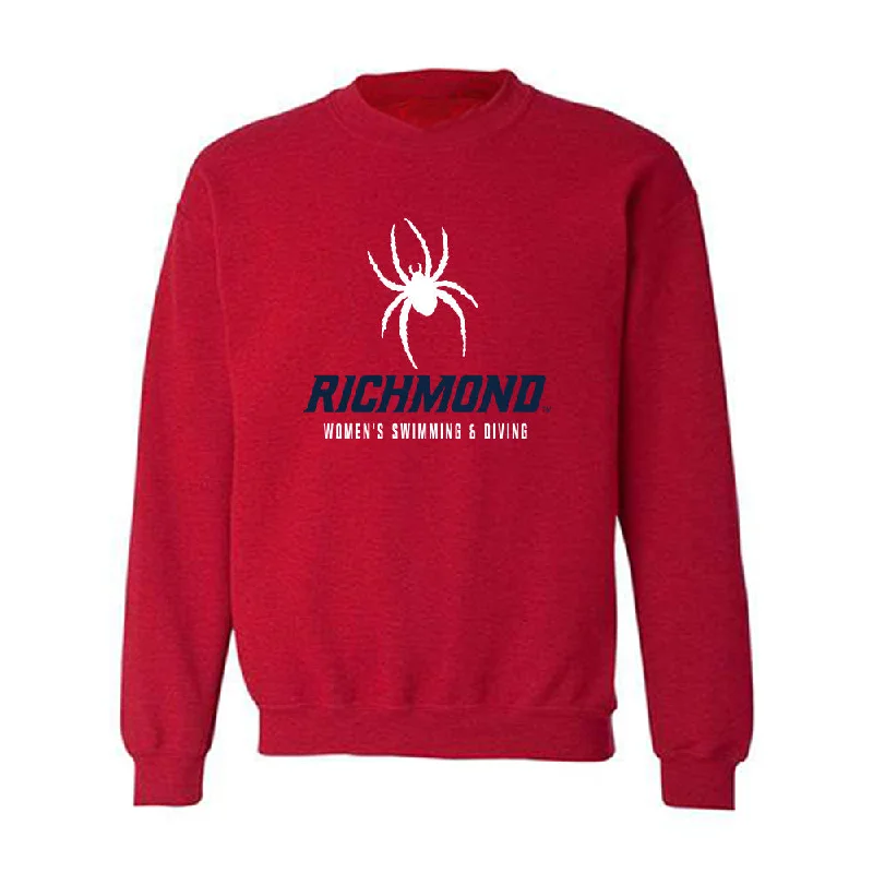 Richmond - NCAA Women's Swimming & Diving : Hannah Wieczorek - Crewneck Sweatshirt Hoodie with Hem Embroidery Detailed Premium Richmond - NCAA Women's Swimming & Diving : Hannah Wieczorek - Crewneck Sweatshirt Hoodie with Hem Embroidery Detailed Premium