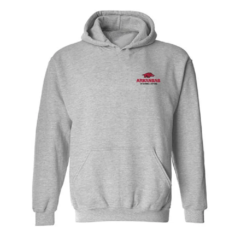 Arkansas - NCAA Women's Swimming & Diving : Kanah Pumphrey - Hooded Sweatshirt Hoodie with Slim Fit Tailored Modern Arkansas - NCAA Women's Swimming & Diving : Kanah Pumphrey - Hooded Sweatshirt Hoodie with Slim Fit Tailored Modern