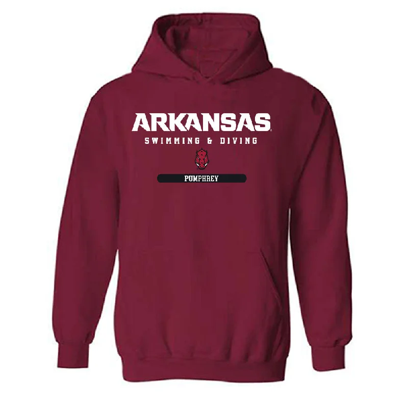 Arkansas - NCAA Women's Swimming & Diving : Kanah Pumphrey - Classic Shersey Hooded Sweatshirt Hoodie with Cuffed Sleeves Snug Secure Arkansas - NCAA Women's Swimming & Diving : Kanah Pumphrey - Classic Shersey Hooded Sweatshirt Hoodie with Cuffed Sleeves Snug Secure