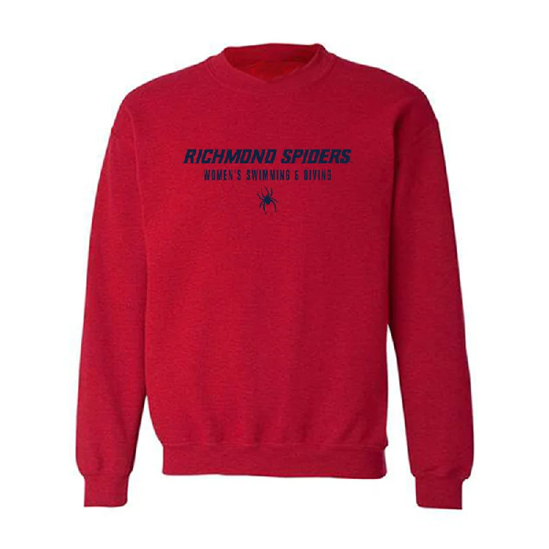 Richmond - NCAA Women's Swimming & Diving : Hannah Wieczorek - Crewneck Sweatshirt Hoodie with Hem Frayed Vintage Worn Richmond - NCAA Women's Swimming & Diving : Hannah Wieczorek - Crewneck Sweatshirt Hoodie with Hem Frayed Vintage Worn