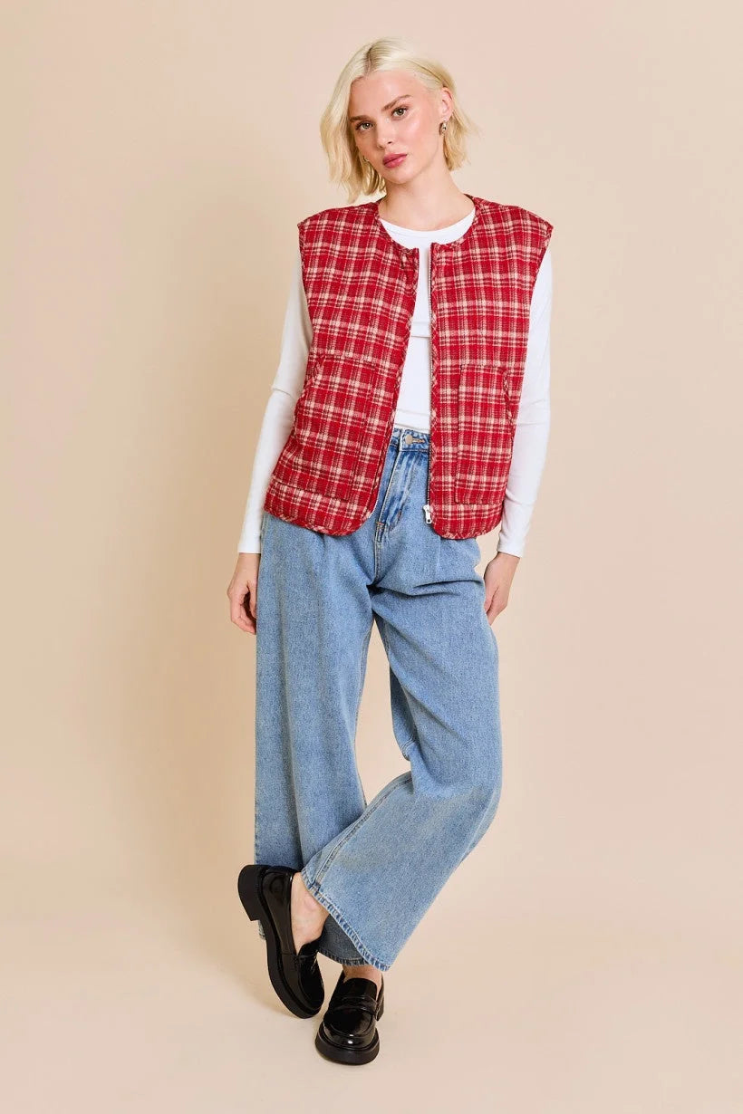 RED PLAID