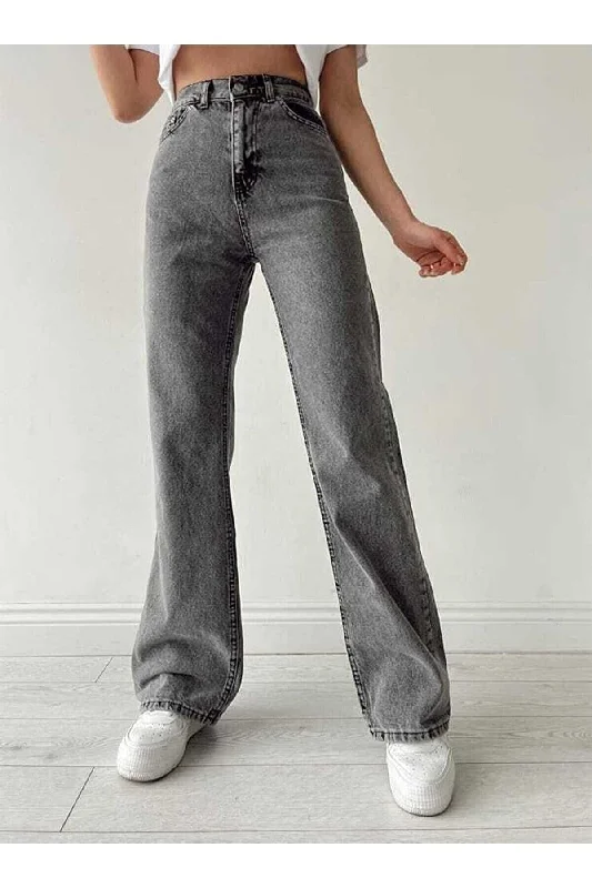 Women's Smoked Snow Lycra Super High Waist Wide Leg Jans Trousers Palazzo Trousers stylish elegant Women's Smoked Snow Lycra Super High Waist Wide Leg Jans Trousers Palazzo Trousers stylish elegant