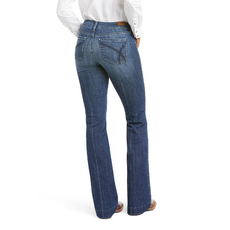 Ariat Ladies R.E.A.L Isabella Slim Wide Leg Trouser Jeans 10034668 Trousers Recommended Stylist Ariat Ladies R.E.A.L Isabella Slim Wide Leg Trouser Jeans 10034668 Trousers Recommended Stylist