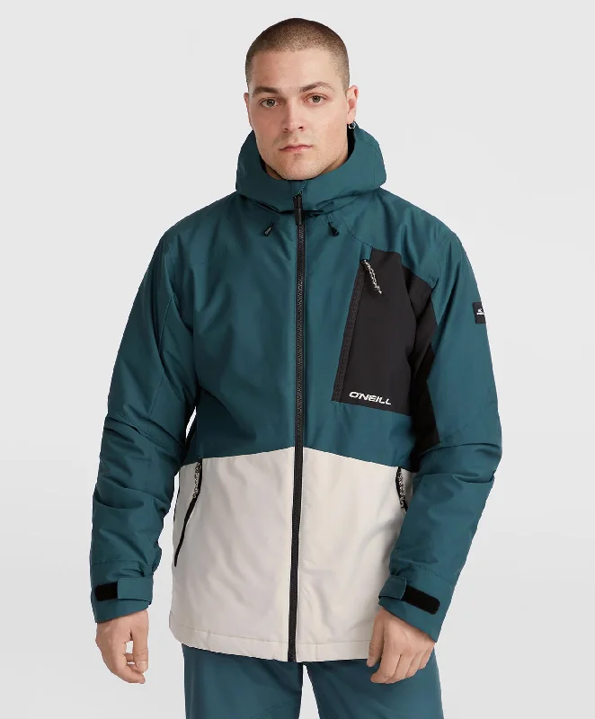 Men's Hammer Block Snow Jacket - Alma Steel Print Jacket Jacquard Jacket Embroidered Jacket Men's Hammer Block Snow Jacket - Alma Steel Print Jacket Jacquard Jacket Embroidered Jacket